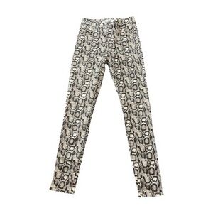 Good American Good Legs Animal Print Jeans Pants